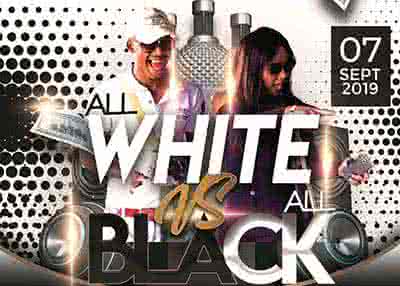 All White vs All Black Party
